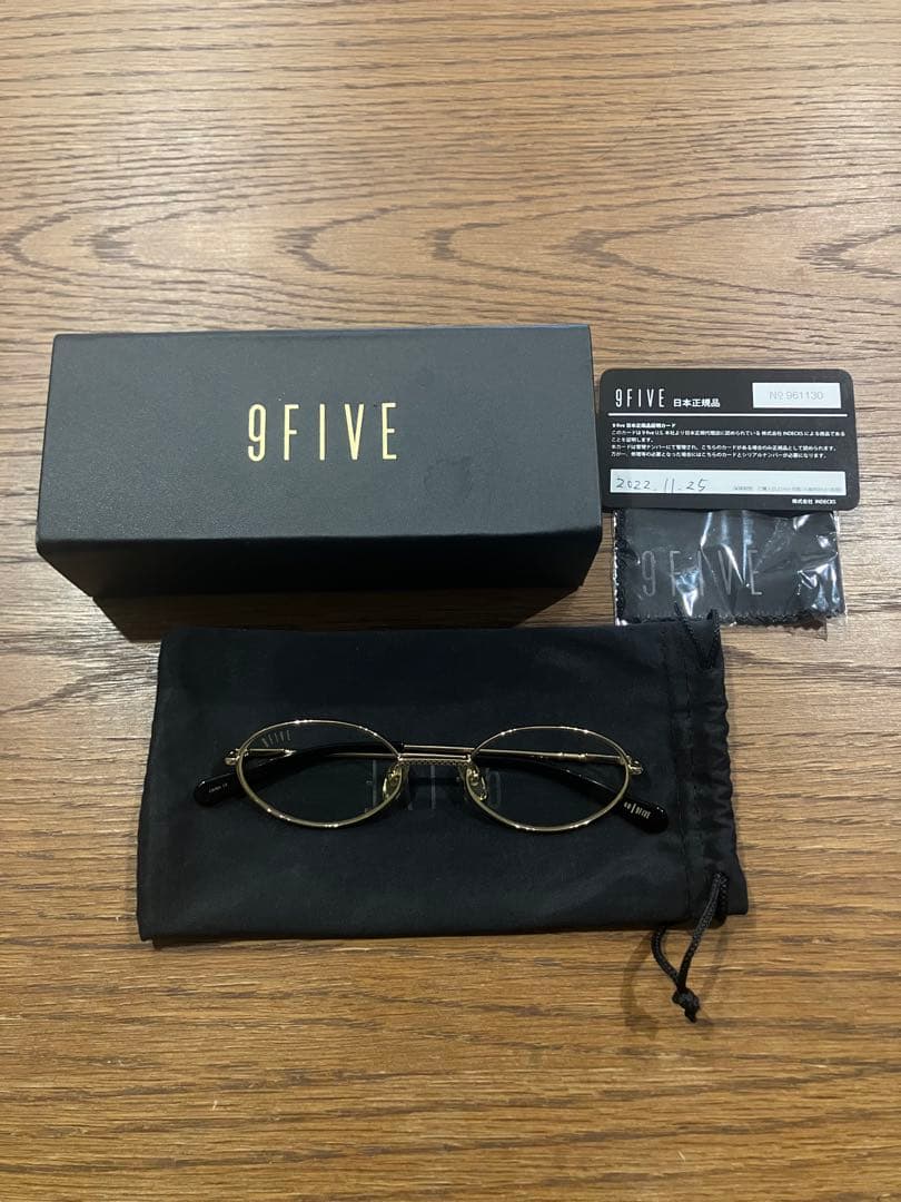 9FIVE ゴールドオーバルサングラス 9FIVE EYEWEAR ナインファイブ – Yokohama-Optical