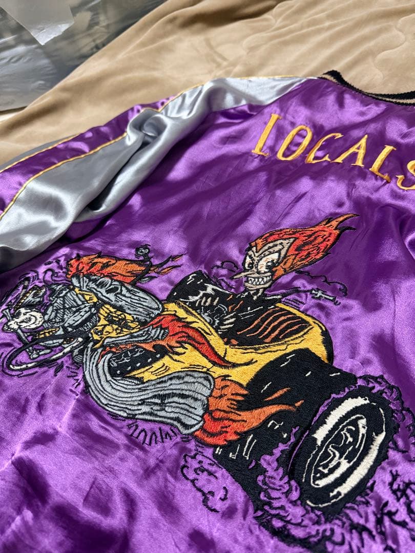 テーラー東洋 2面用 虎 日本 スカジャン vintage サテン unisex