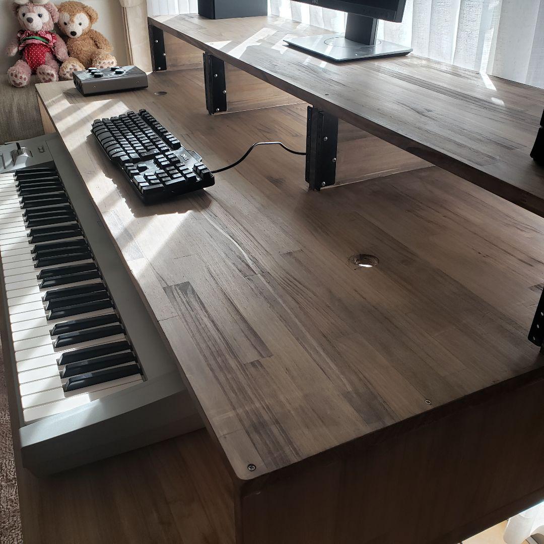 DTMデスク S-152-70 3Uラック付き DAW スライドタイプ - メルカリ