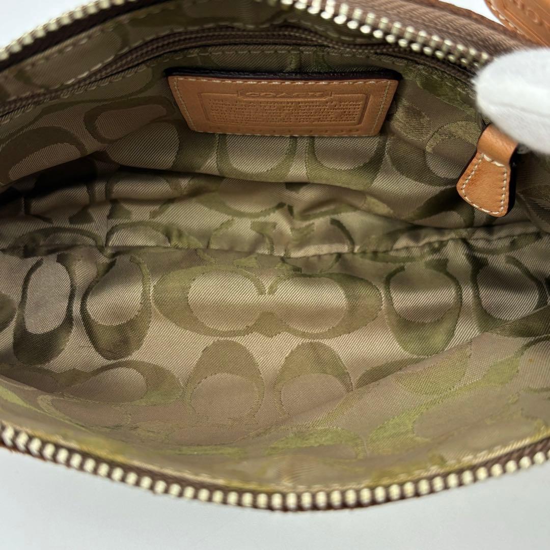 希少 COACH コーチ ミニ アクセサリーポーチ シグネチャー パッチ