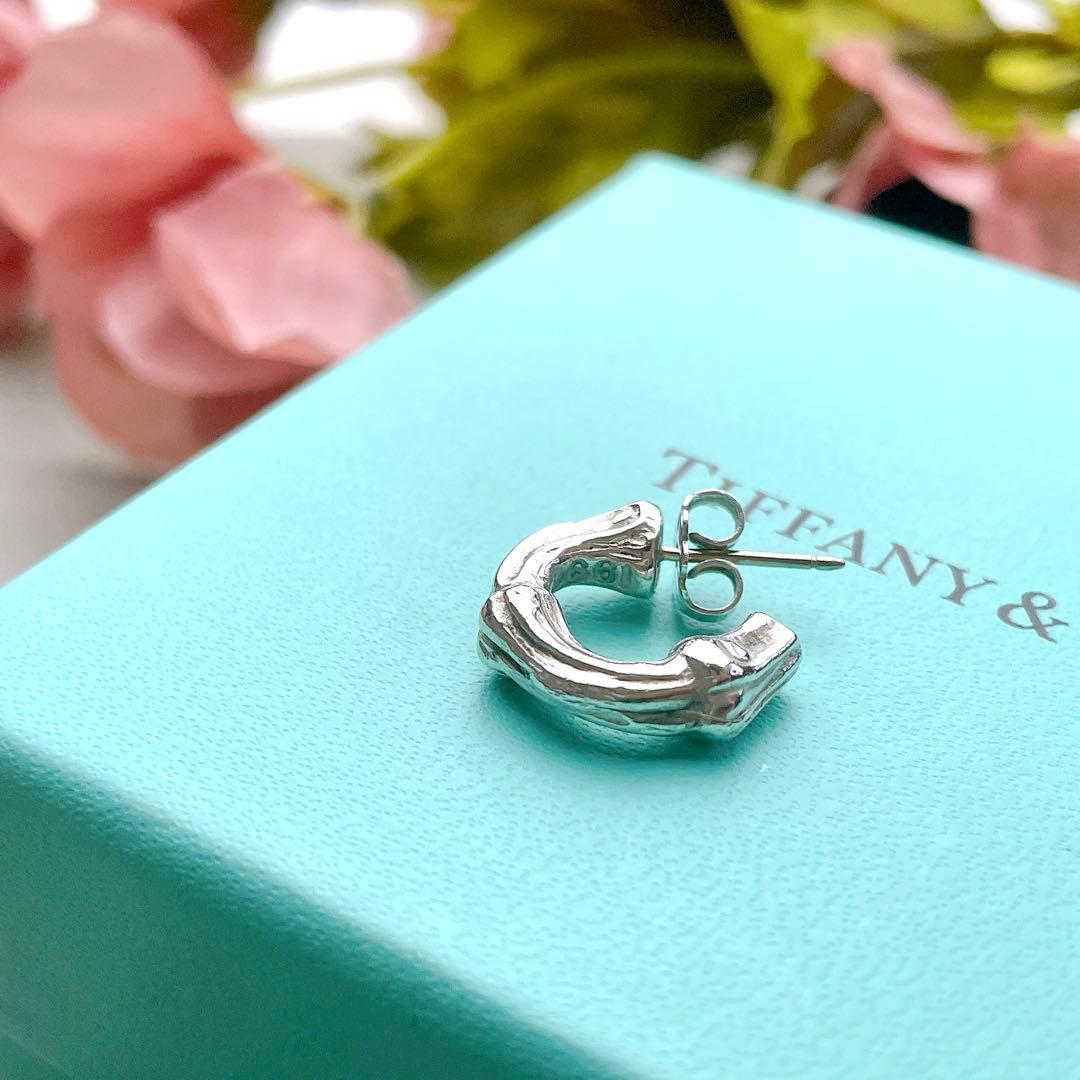 正規品 ティファニー バンブー フープピアス バンブー ピアス 片耳