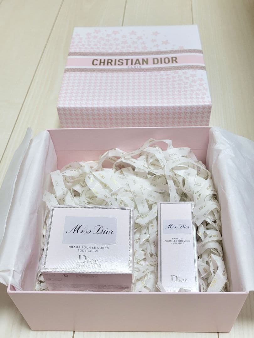 美品】Miss Dior ボディクリーム&ヘアミストセット( バラ売り可 )