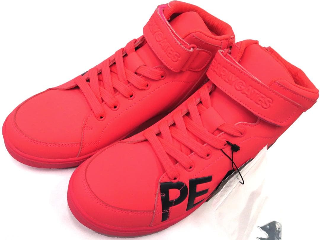 展示品●パーリーゲイツ●サイドロゴ　ミドルカット　スパイクシューズ　23.5cm