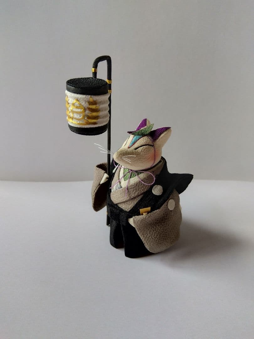 古布 ちりめん細工 きつねの嫁入り創作人形 - メルカリ