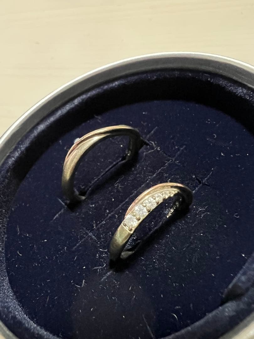 ４℃シルバーK10リング2個セット シルバー リング 2本セット | 112324340902 | 【公式】4℃ HOMME+