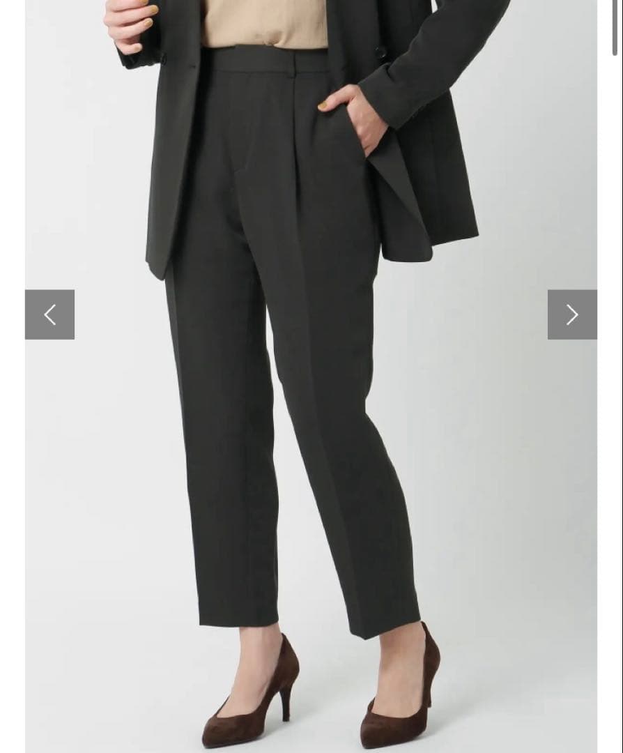 新品 ザスーツカンパニー ダブルブレスト パンツスーツ ダブルクロスサテン