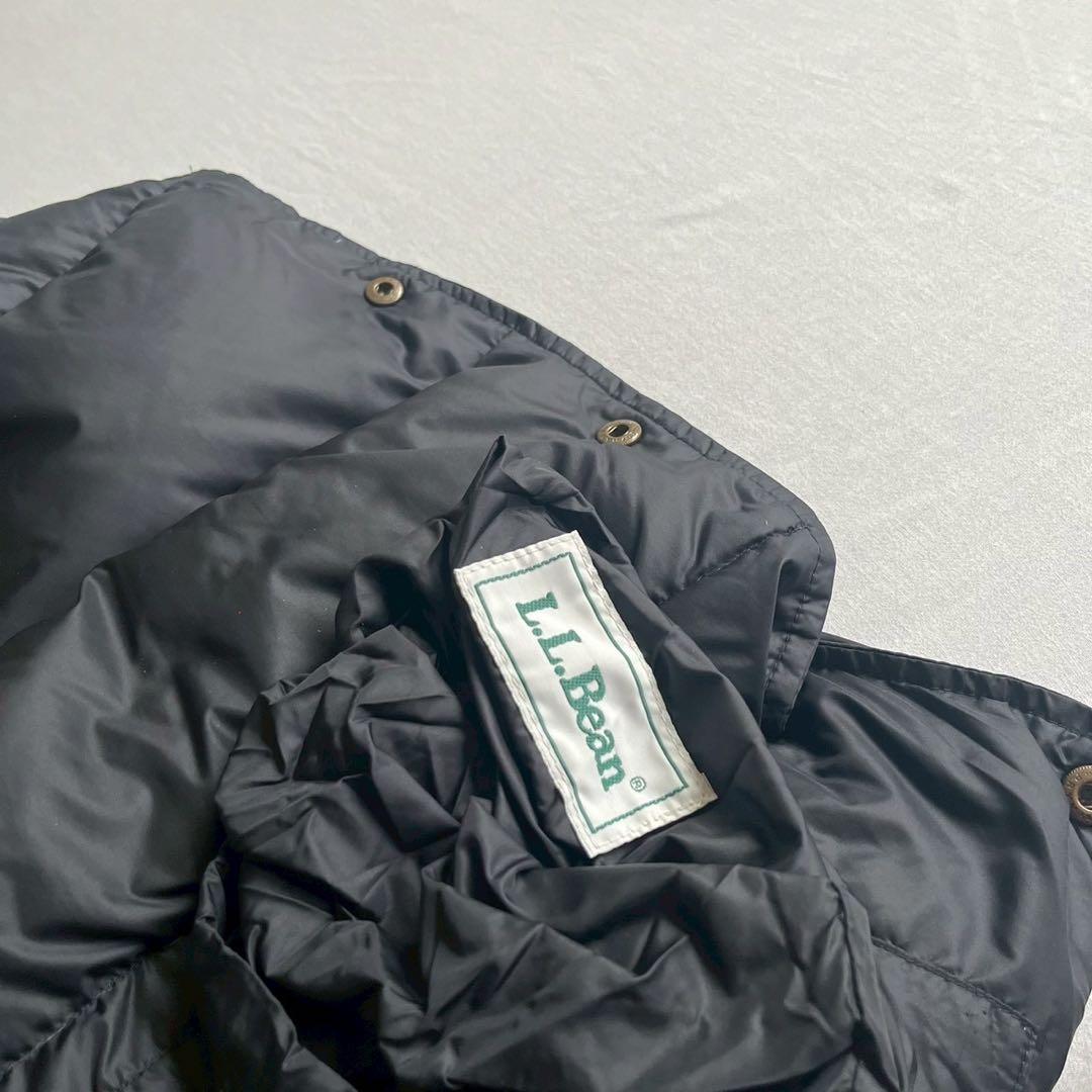L.L.Bean 90's ダウンベスト パッカブル ブラック M