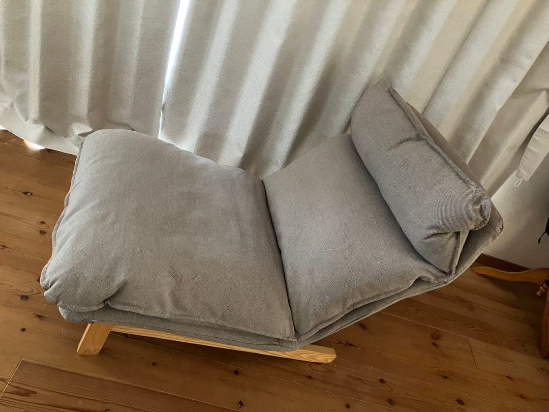 無印良品　ハイバックリクライニングソファ　1シーター 無印良品 ハイバックリクライニングソファー（1シーター）オットマン