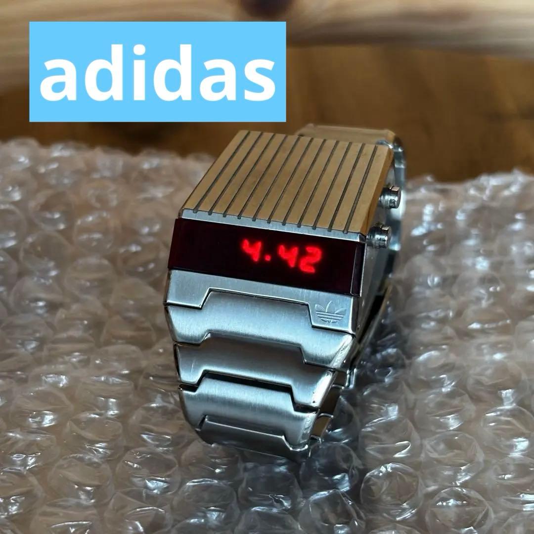 adidas ヴィンテージ 腕時計 LED - メルカリ