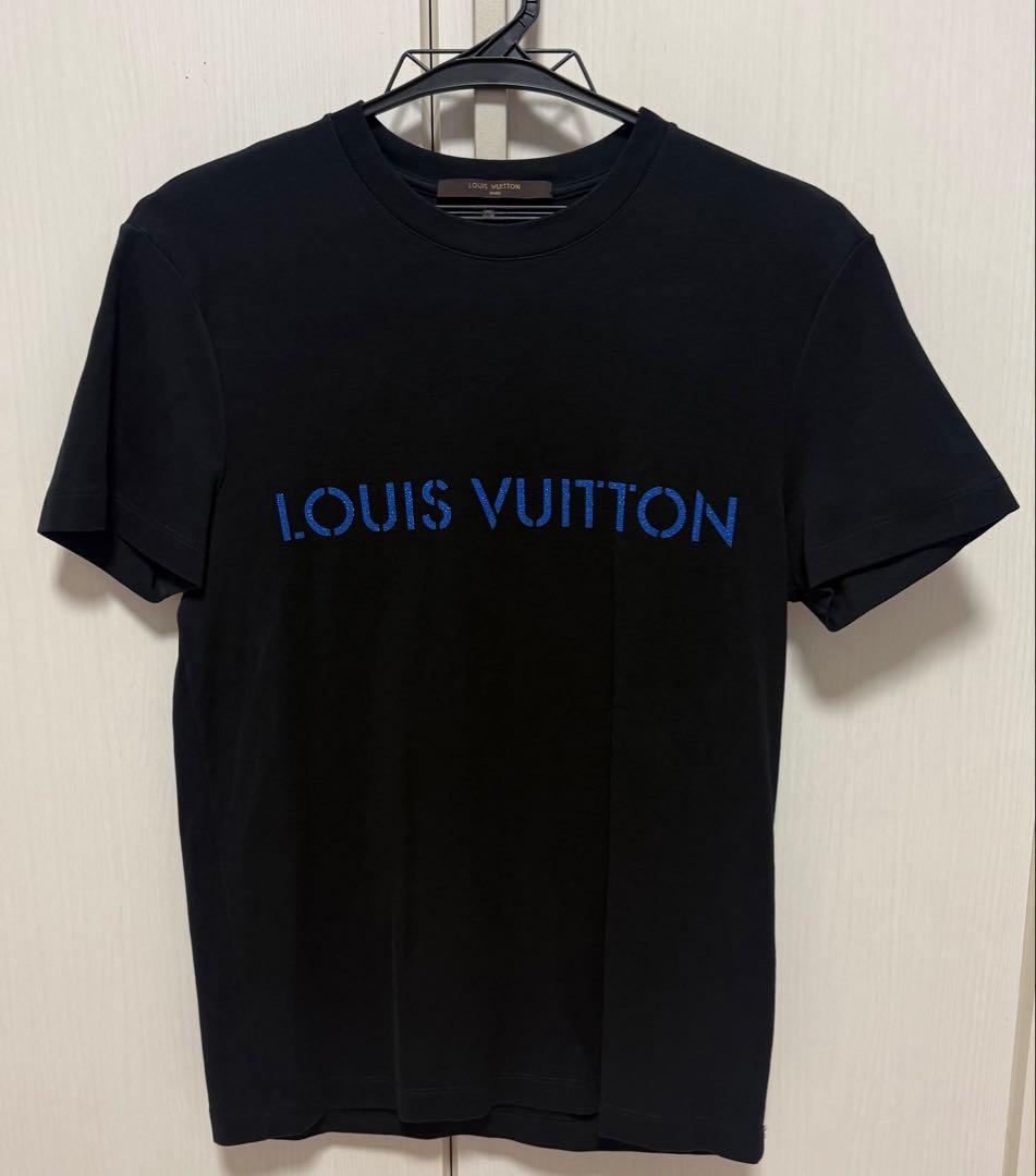 LOUIS VUITTON×fragment ブラック Tシャツ xxs LOUIS VUITTON◇Tシャツ/XS/コットン/BLK/RM202M NPG HJY03W