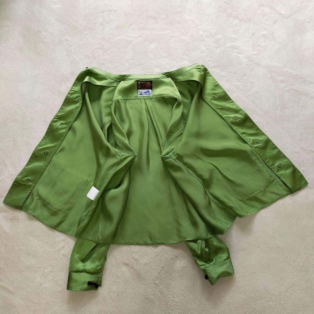 BEAMSBOY×東洋 龍刺繍 スカチャイナジャケット チャイナシャツ