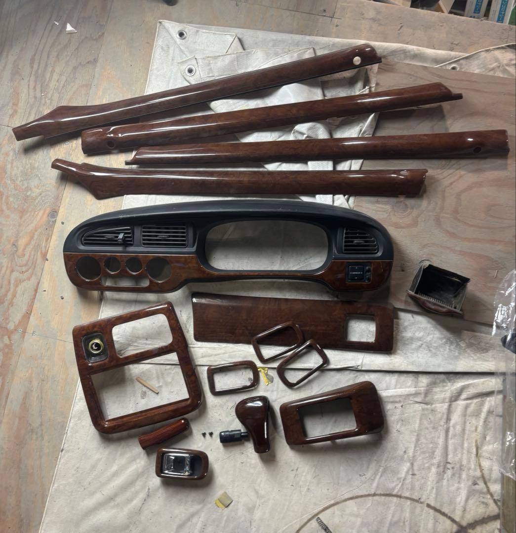 ミラジーノ ウッド調パネルセット 木目 ラスト一点 ミラジーノ メーターパネル 木目調 ミニライト ウッド