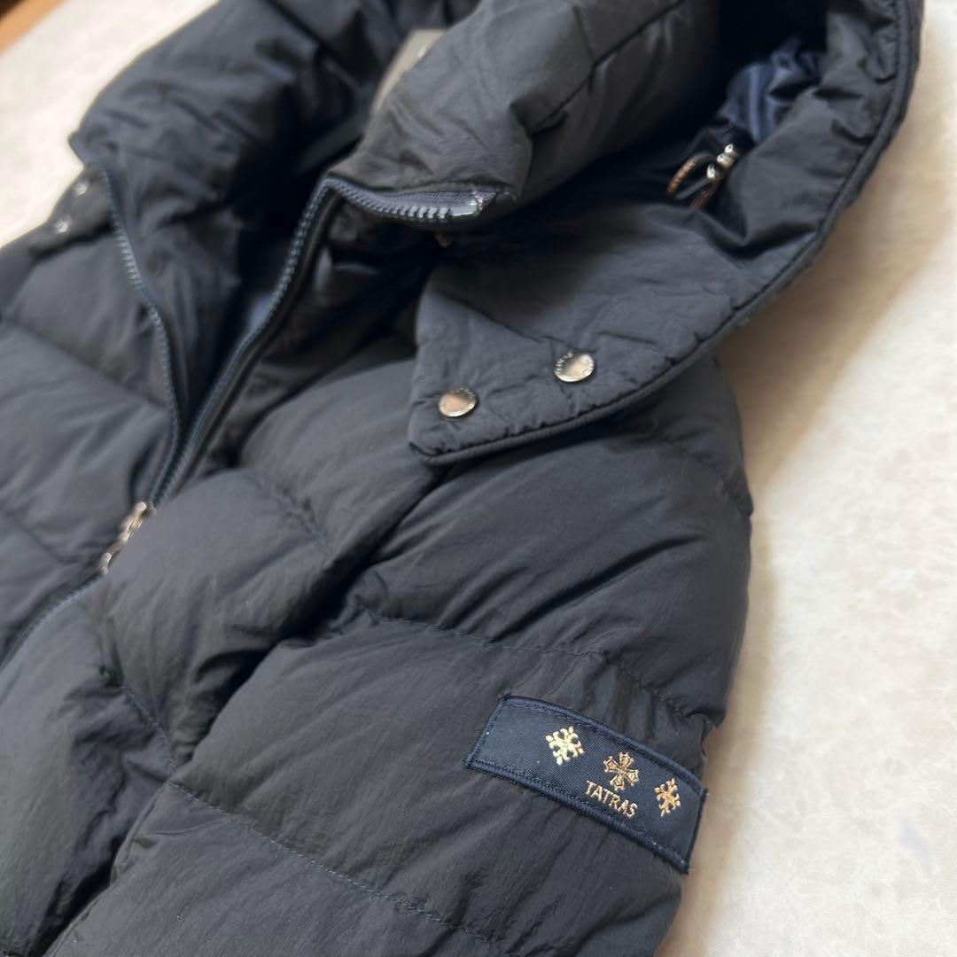 極美品 タトラス ポリテアマ POLITEAMA ダウンコート ネイビー 02