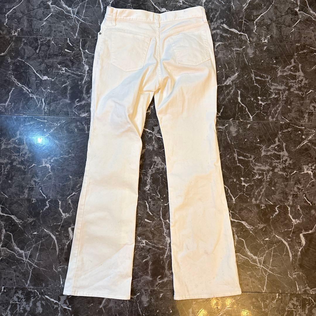 ホワイト フレアデニム swag - メルカリ