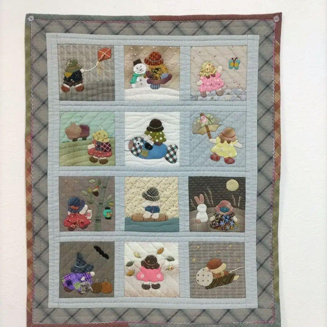 すーちゃんとビリー君の１年タペストリー 楽天市場】マザーズドリーム パッチワークキット スーちゃんとビリー君