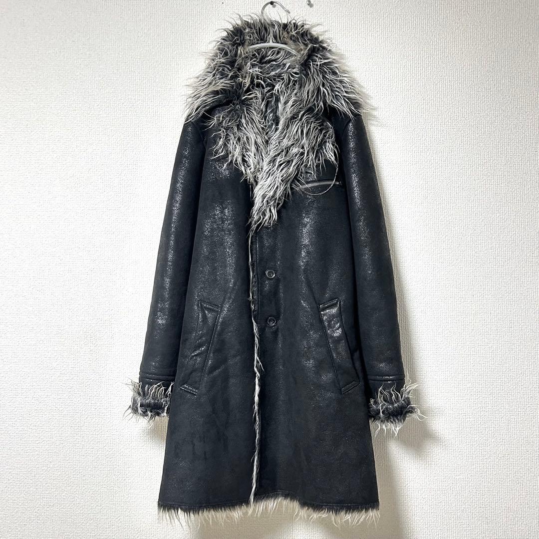 ジャケット・アウター semantic design coating fur jacket 14th Addiction × If Six Was Nine × semanticdesign Semantic Design