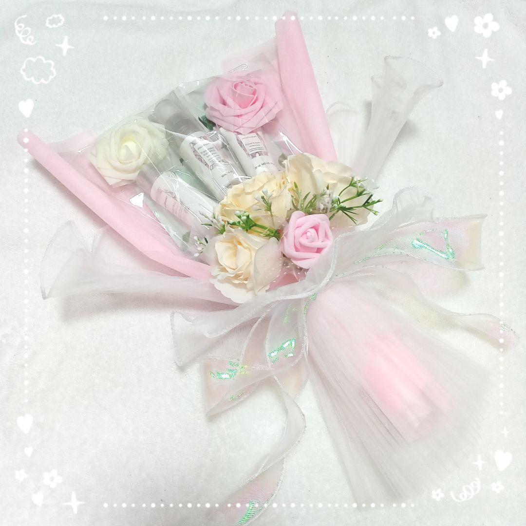 コスメブーケ　２点セット ブーケプルズ　ウェディングブーケ Lanai コスメブーケ販売💐ギフト/おつまみブーケ/お祝い/退職祝い/お