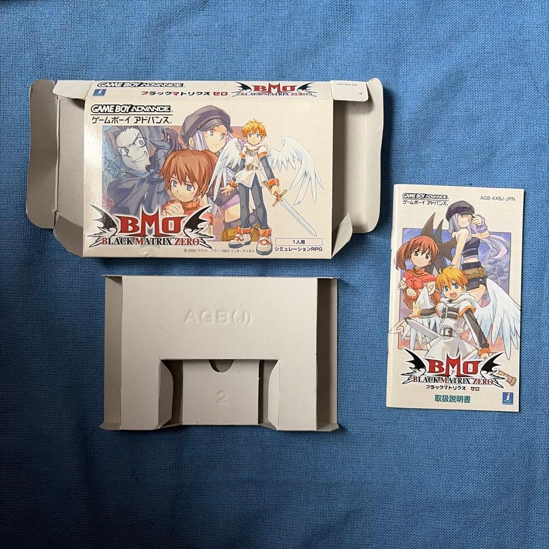 空箱・説明書のみ】GBA BLACK MATRIX ZERO ソフトなし - メルカリ