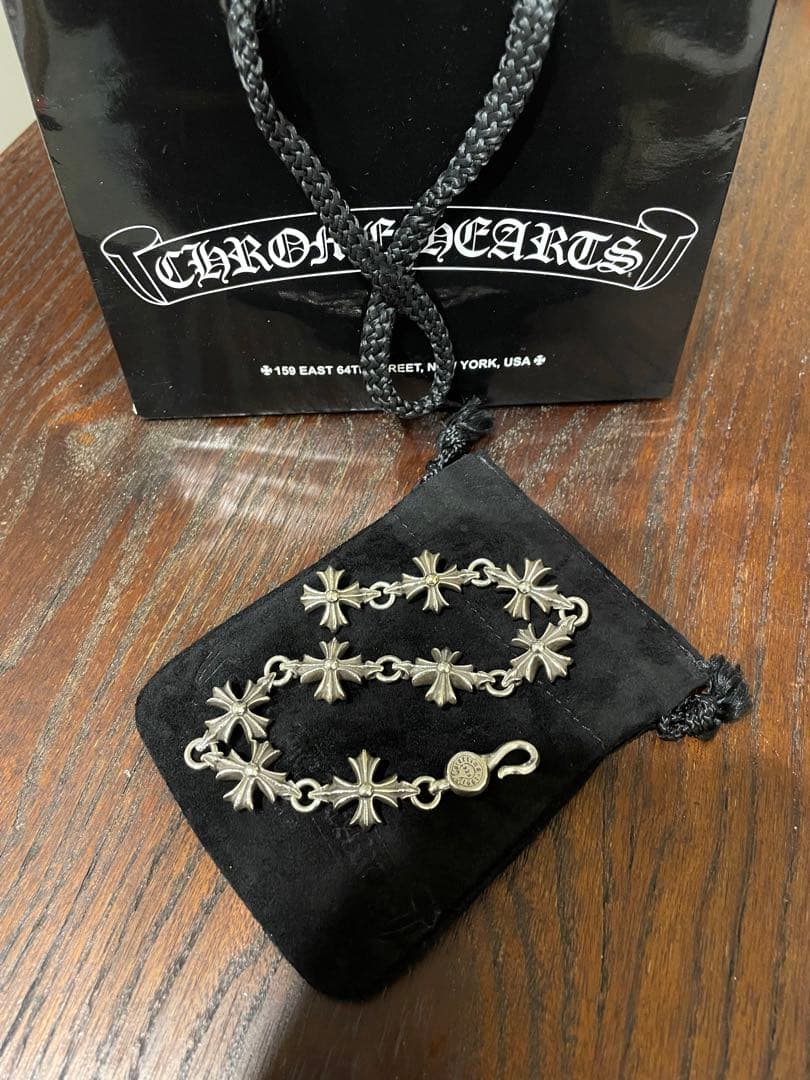CHROME HEARTS カットアウトCHプラスブレスレット 9LINK - メルカリ