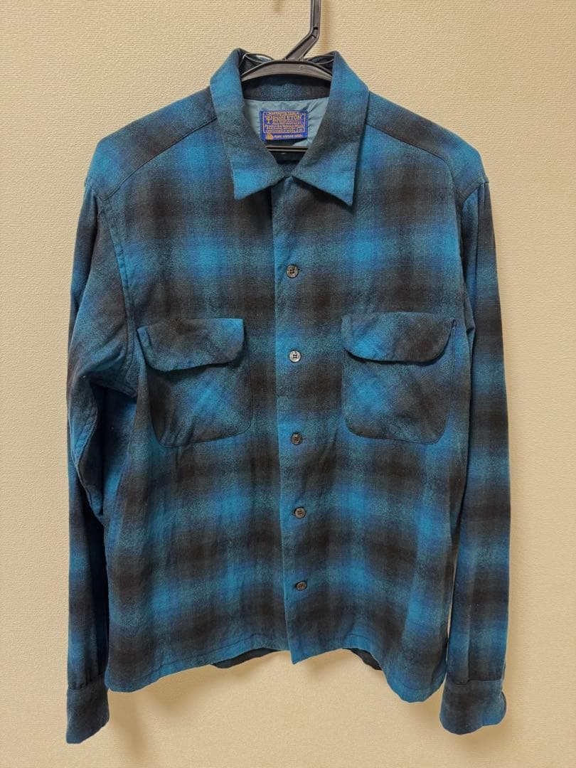 60's PENDLETON ボードシャツ オンブレ ヴィンテージ ペンドルトン