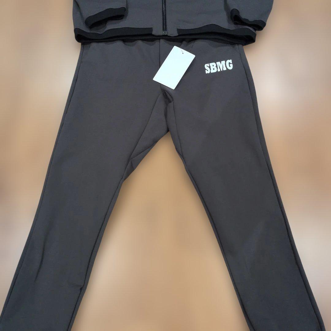 SBMG】ドリブンスウェット セットアップ ジョガーパンツ M チャコール