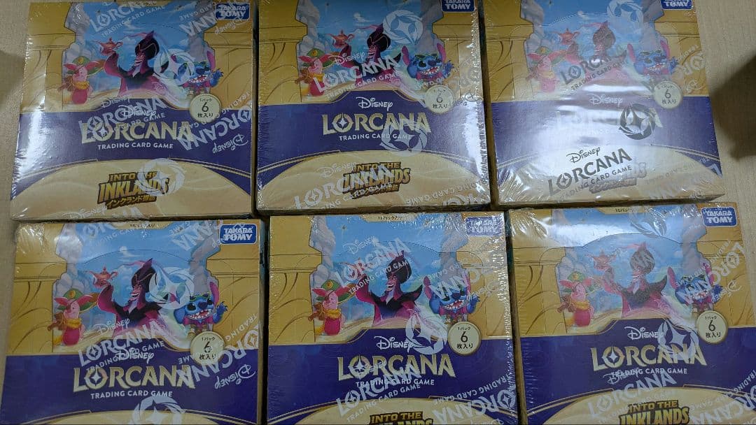 ディズニーロルカナ　イングランド探訪　6BOXセット タカラトミー（TAKARA TOMY） ディズニー・ロルカナ・TCG 日本語版