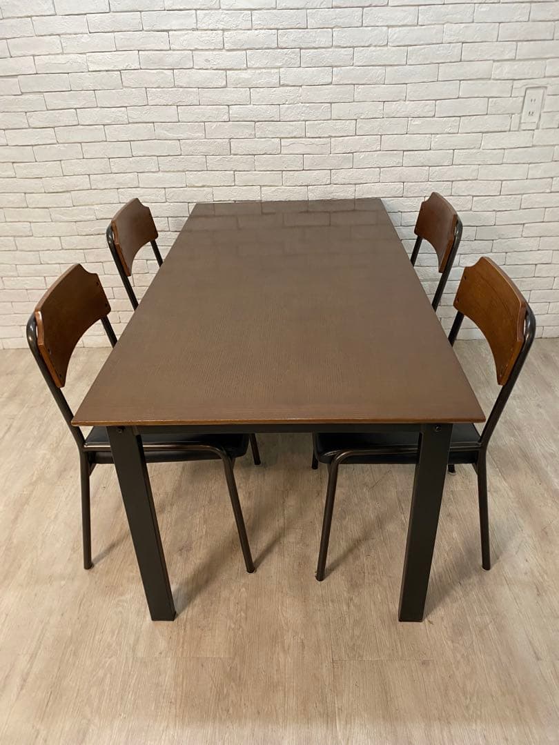 【自由】ウニコ　ダイニングセット　テーブル　4脚　チェア　椅子 ダイニング 5点セット 4人掛け チェア 4脚 テーブル ダイニングセット