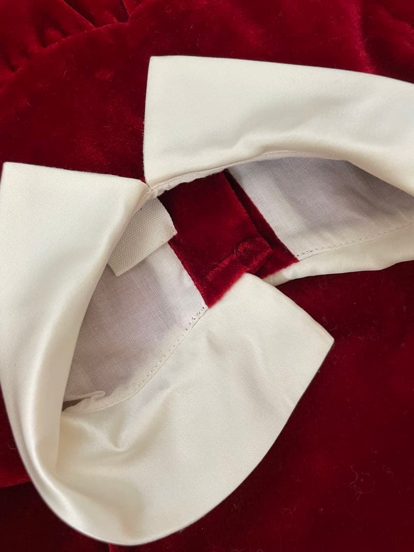 ボンポワ2018aw クチュールラインのベロアワンピース3A - メルカリ