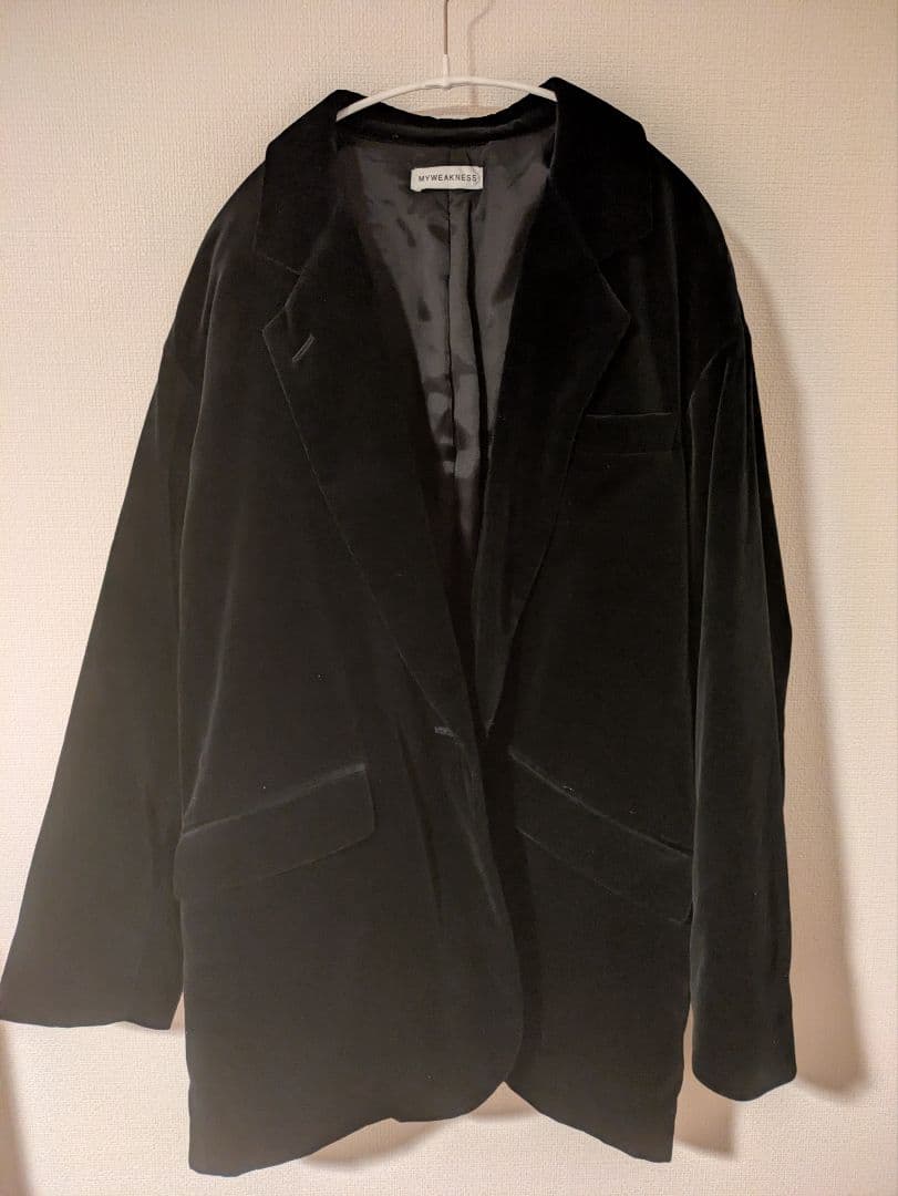 着用2回 MY WEAKNESS VELVET JACKET ベロアジャケット - メルカリ