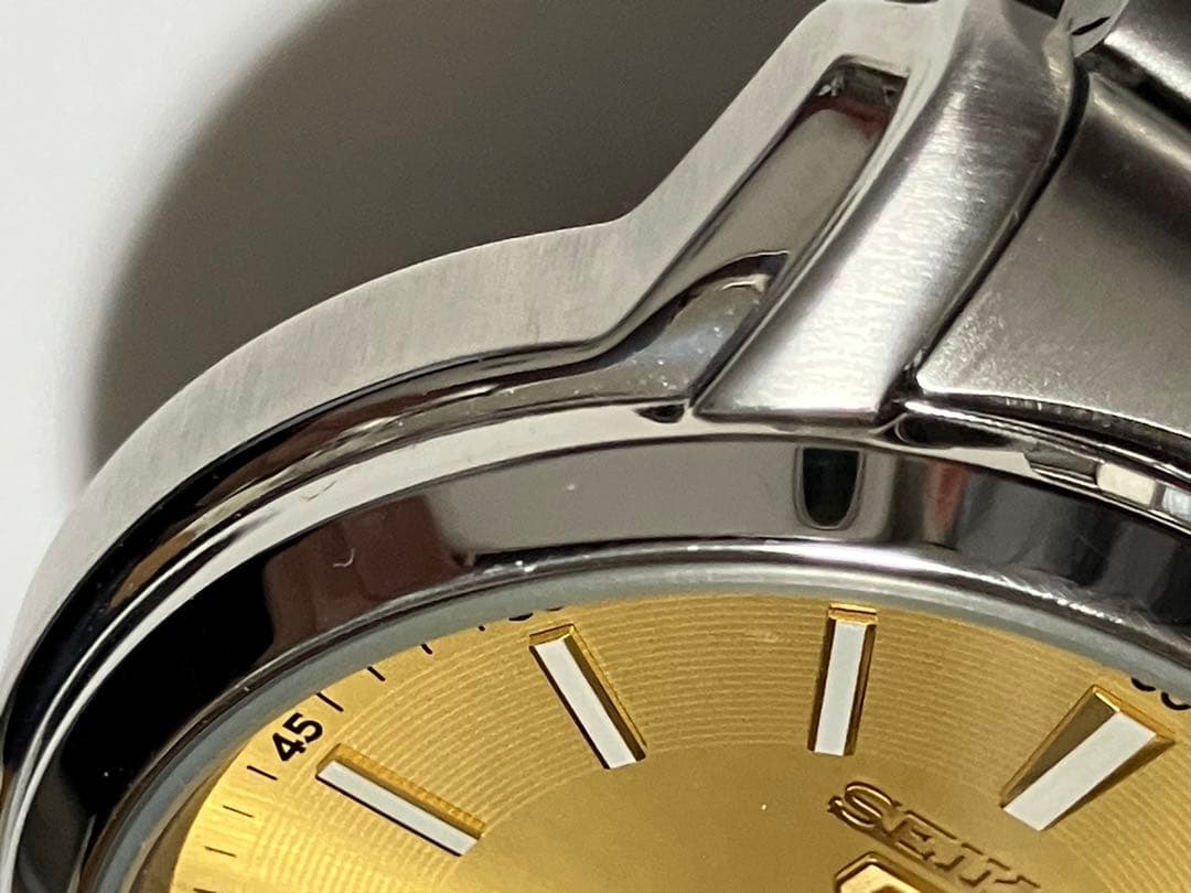 SEIKO5 SNKL81K1 自動巻き デイデイト 稼働品 腕周り約18cm