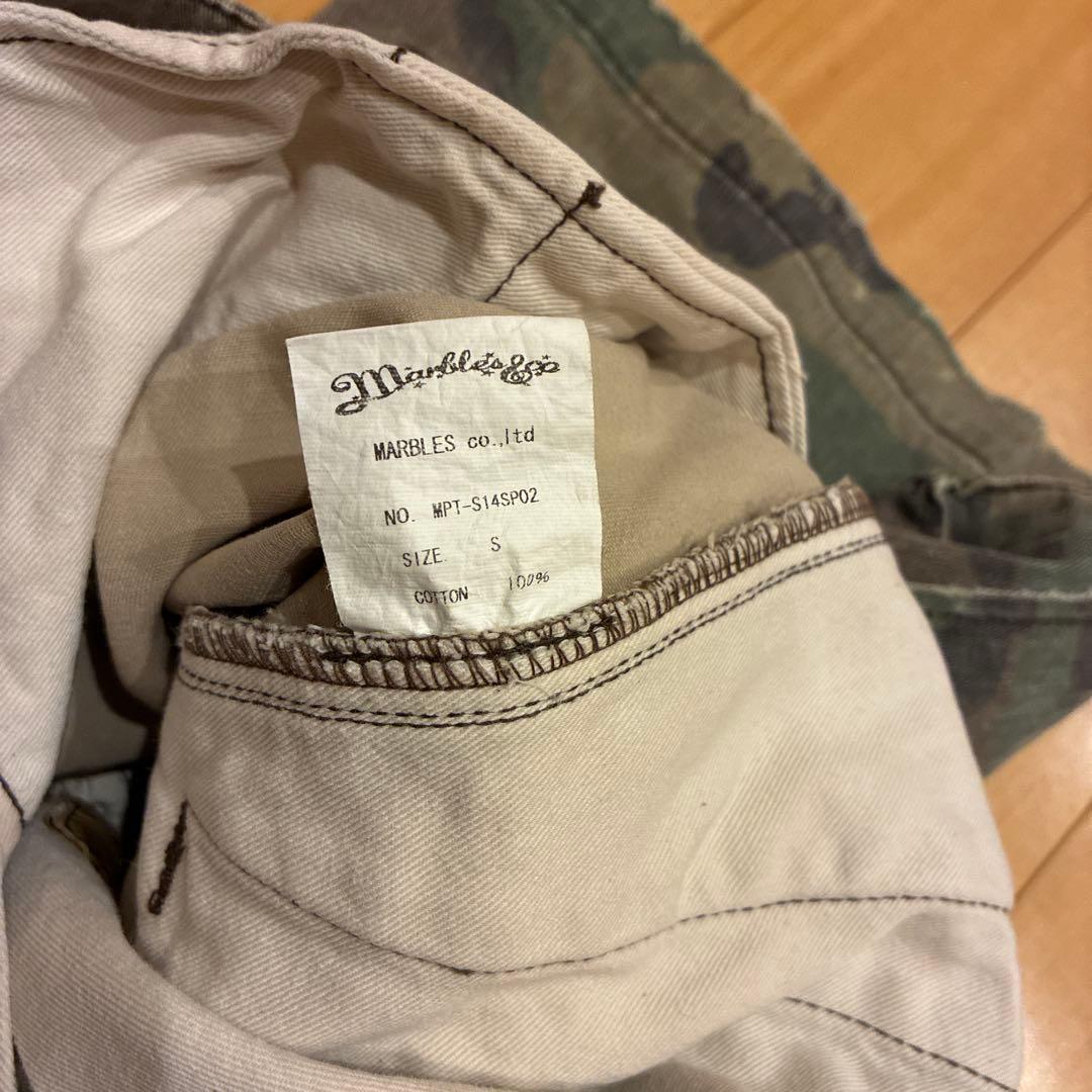 MARBLES 迷彩カーゴショートパンツ S キムタク着私物HERO - メルカリ