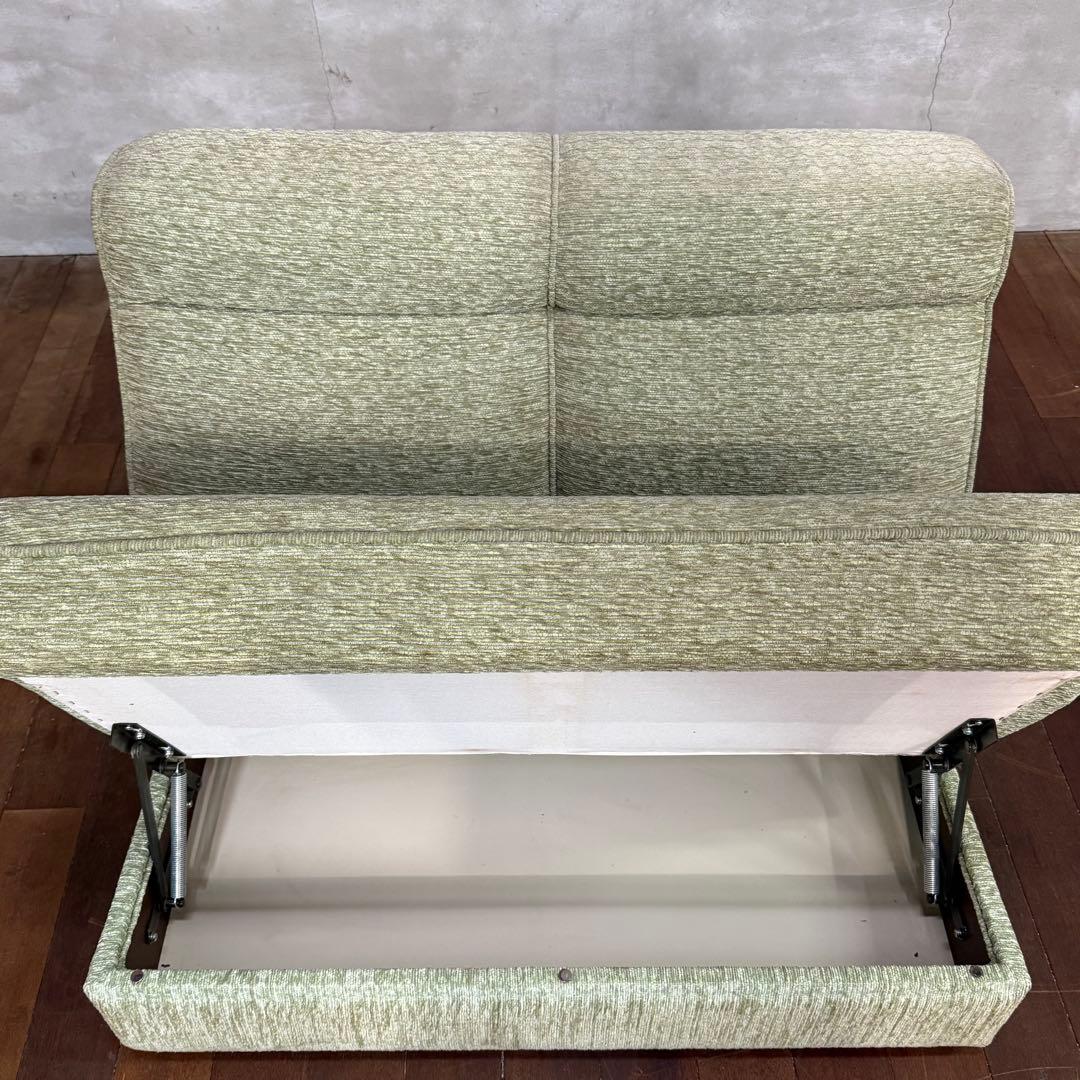 H15K42b オールドカリモク 2人掛けソファ - メルカリ