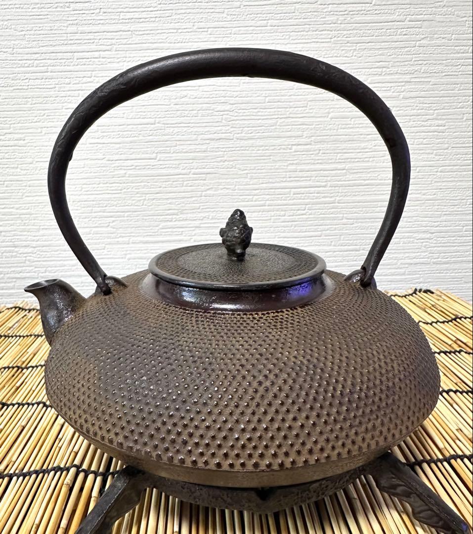 未使用品　敬典工房正寿堂山正　人間国宝髙橋敬典作　独楽型　南部鉄瓶　南部鉄器 2026年最新】正寿堂 鉄瓶の人気アイテム - メルカリ