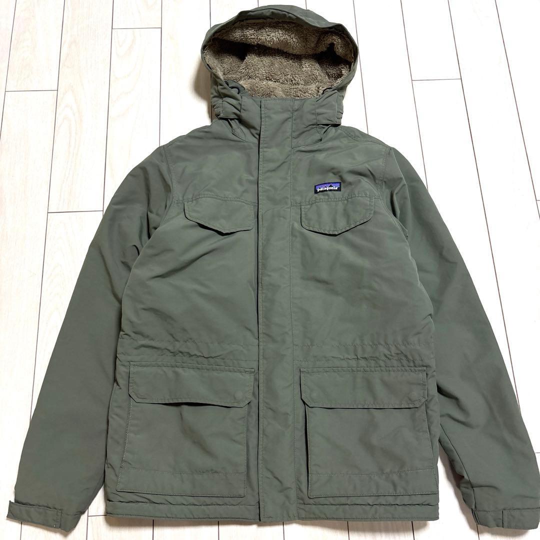 メンズS〜M】パタゴニア イスマスパーカー 裏ボア カーキ フード