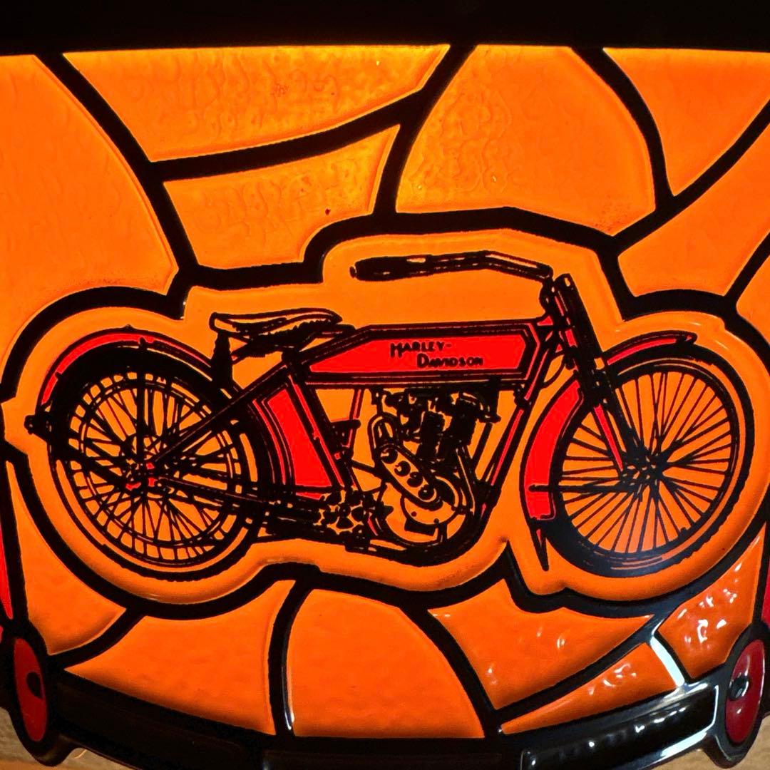 70年代 ハーレーダビッドソン ステンドグラス ランプ ライト 看板