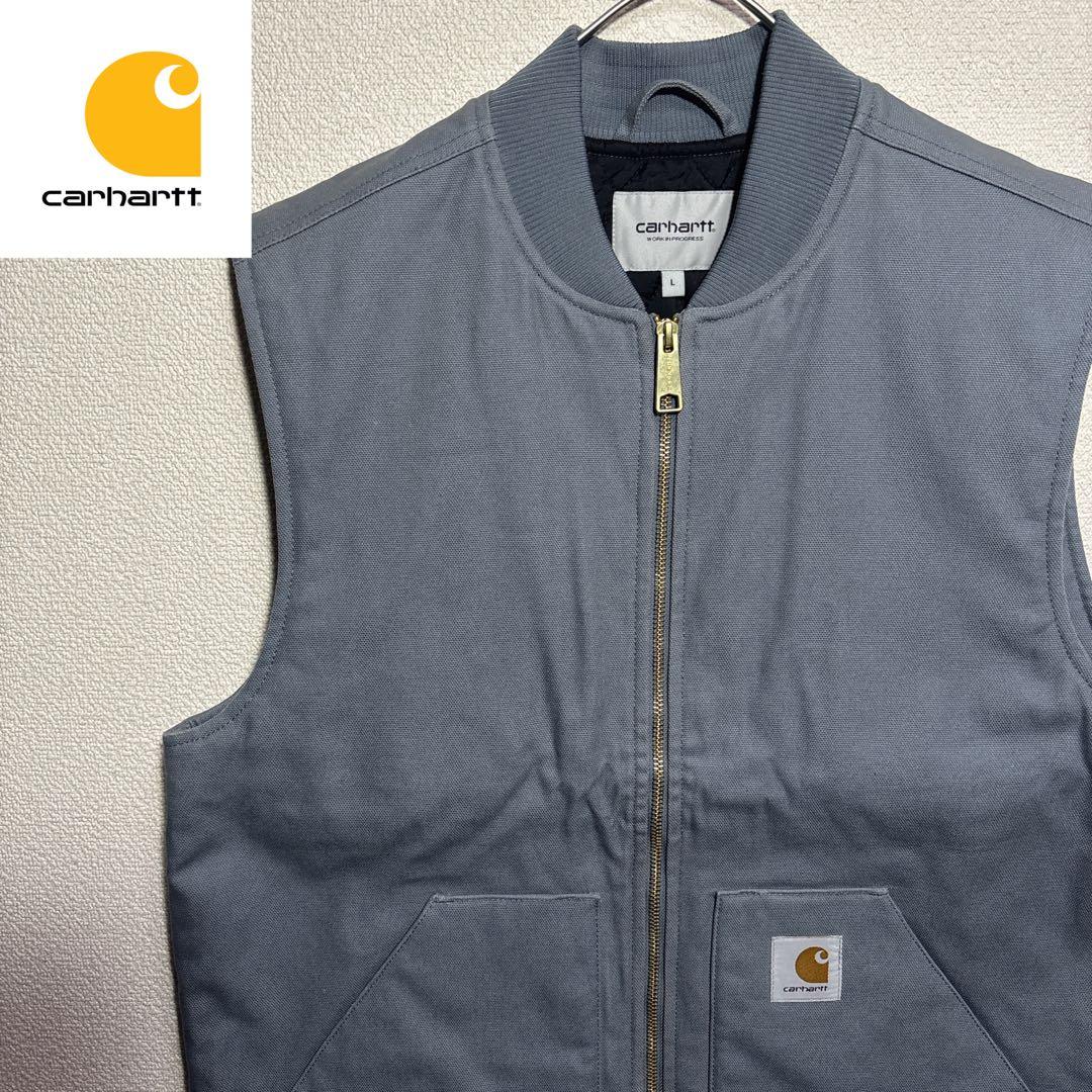 カーハート WIP クラシックベスト Carhartt WIP / CLASSIC VEST (Black stone canvas) - CANVAS CLOTHING
