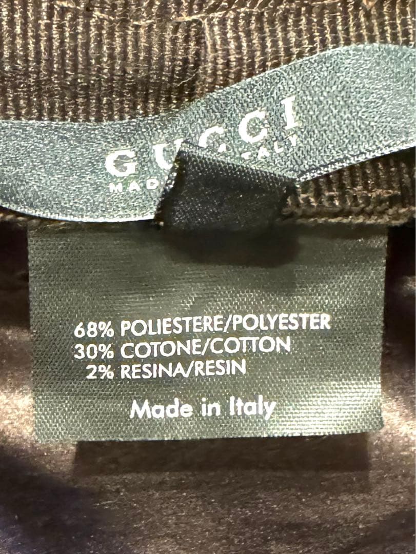 《美品》GUCCI ロゴ柄ベレー帽