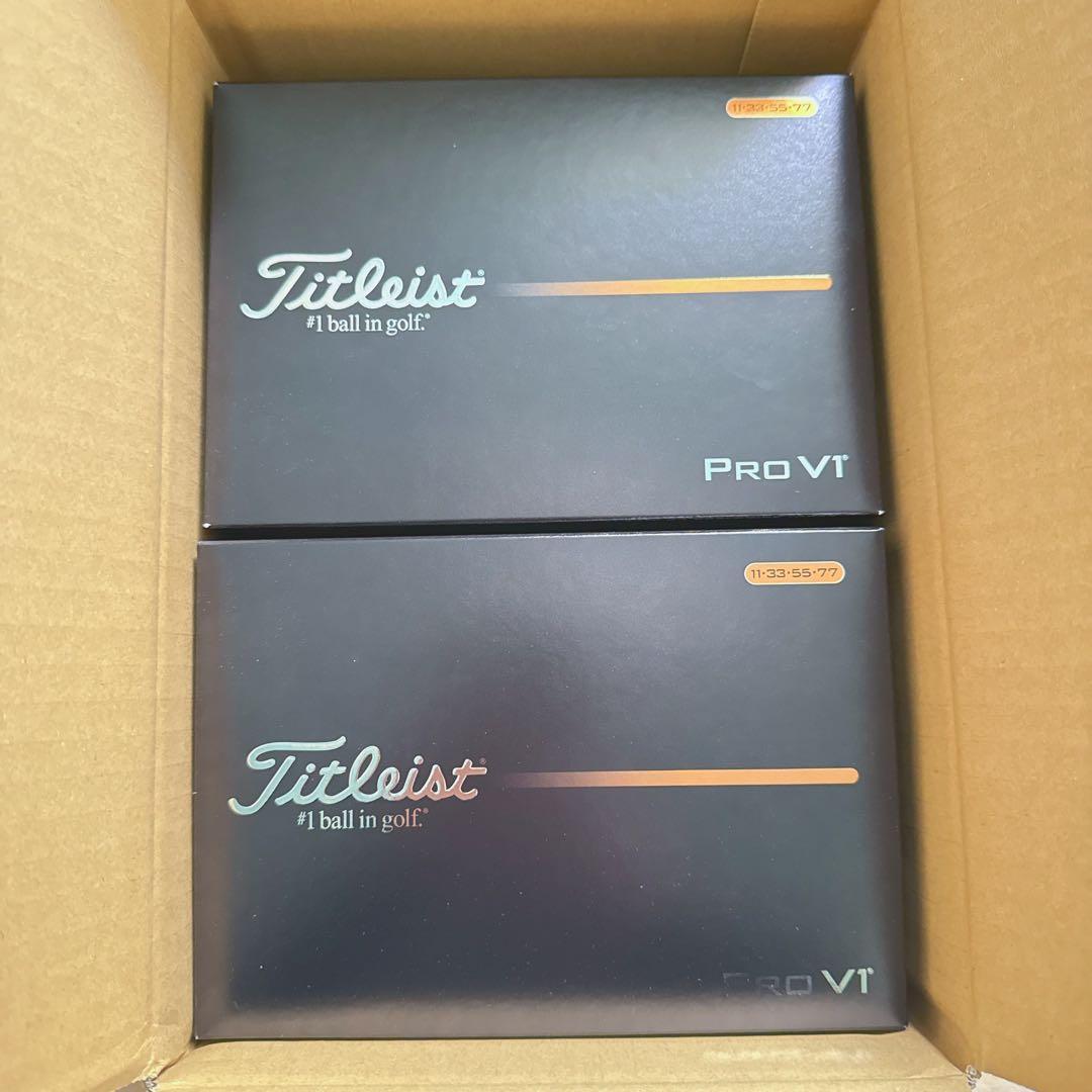 2025 TITLEISTタイトリストPROV1 プロV1 ダブルナンバー 2箱 Amazon.co.jp: タイトリスト PRO V1 2025 ダブルナンバー・ホワイト【2
