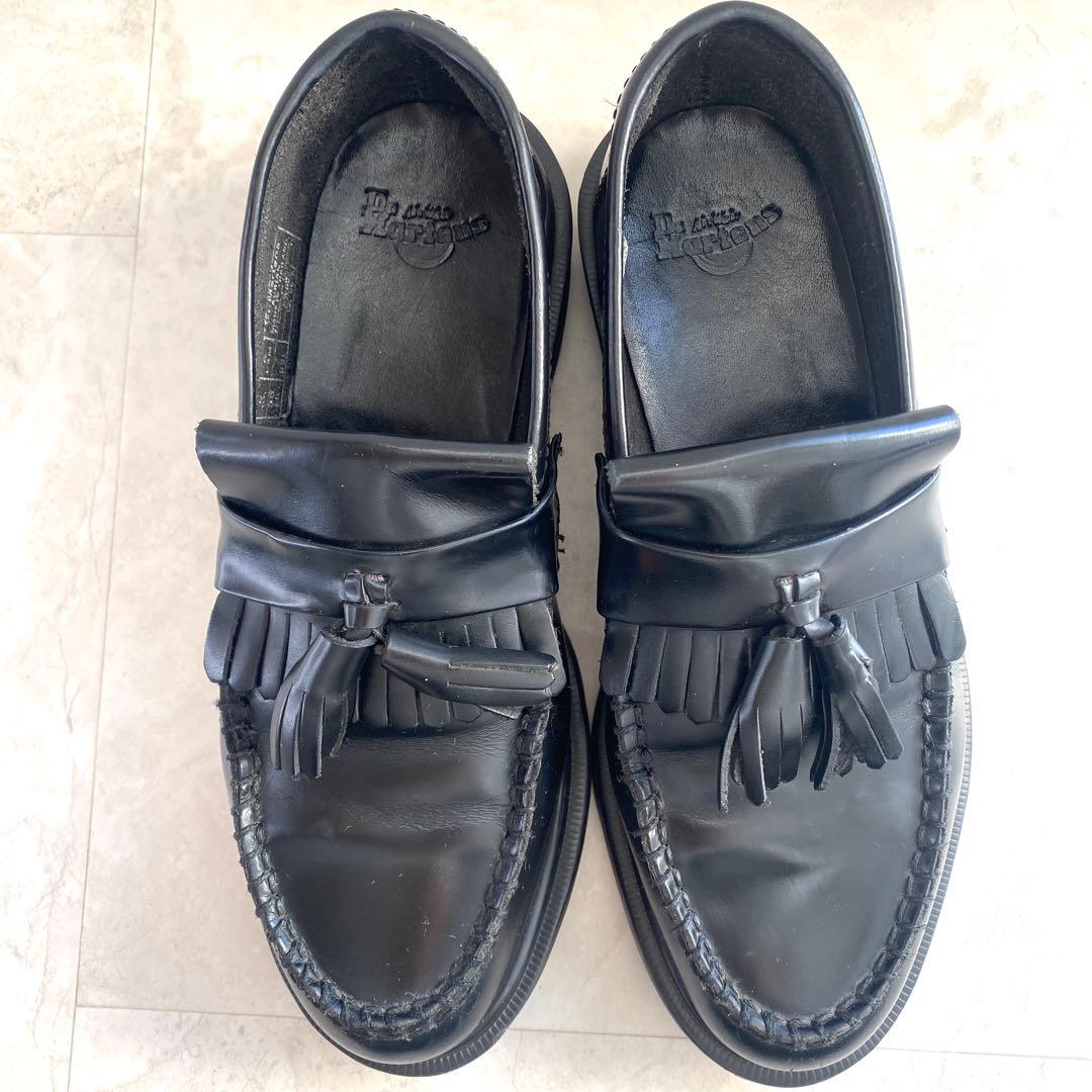 美品】Dr. Martens ブラックADRIAN タッセルローファー UK5 - メルカリ