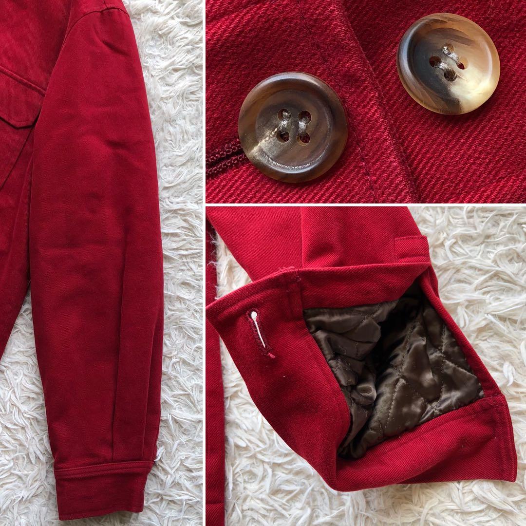 美品 希少色 L 中綿キルティング】ポールスミス ブルゾン ジャケット 赤