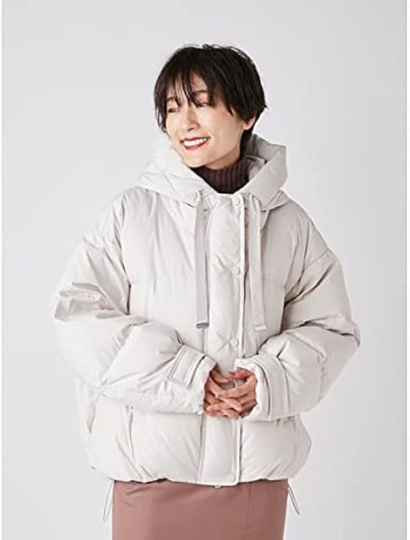 FRAY ID フレイアイディー☆フードダウンジャケット 0サイズ - メルカリ