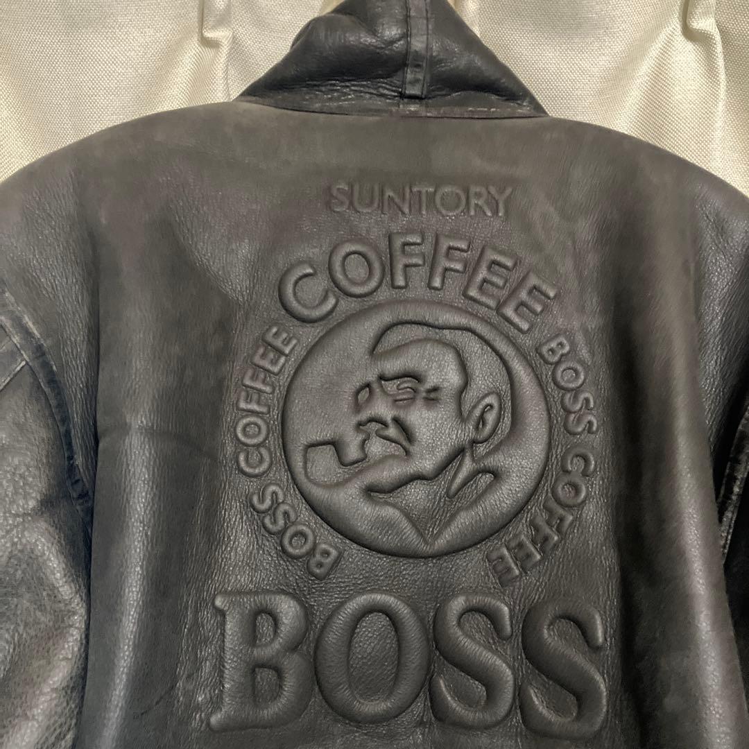 ち*い様 限定品 BOSS ボス 革ジャン ボスジャン Mサイズ - メルカリ