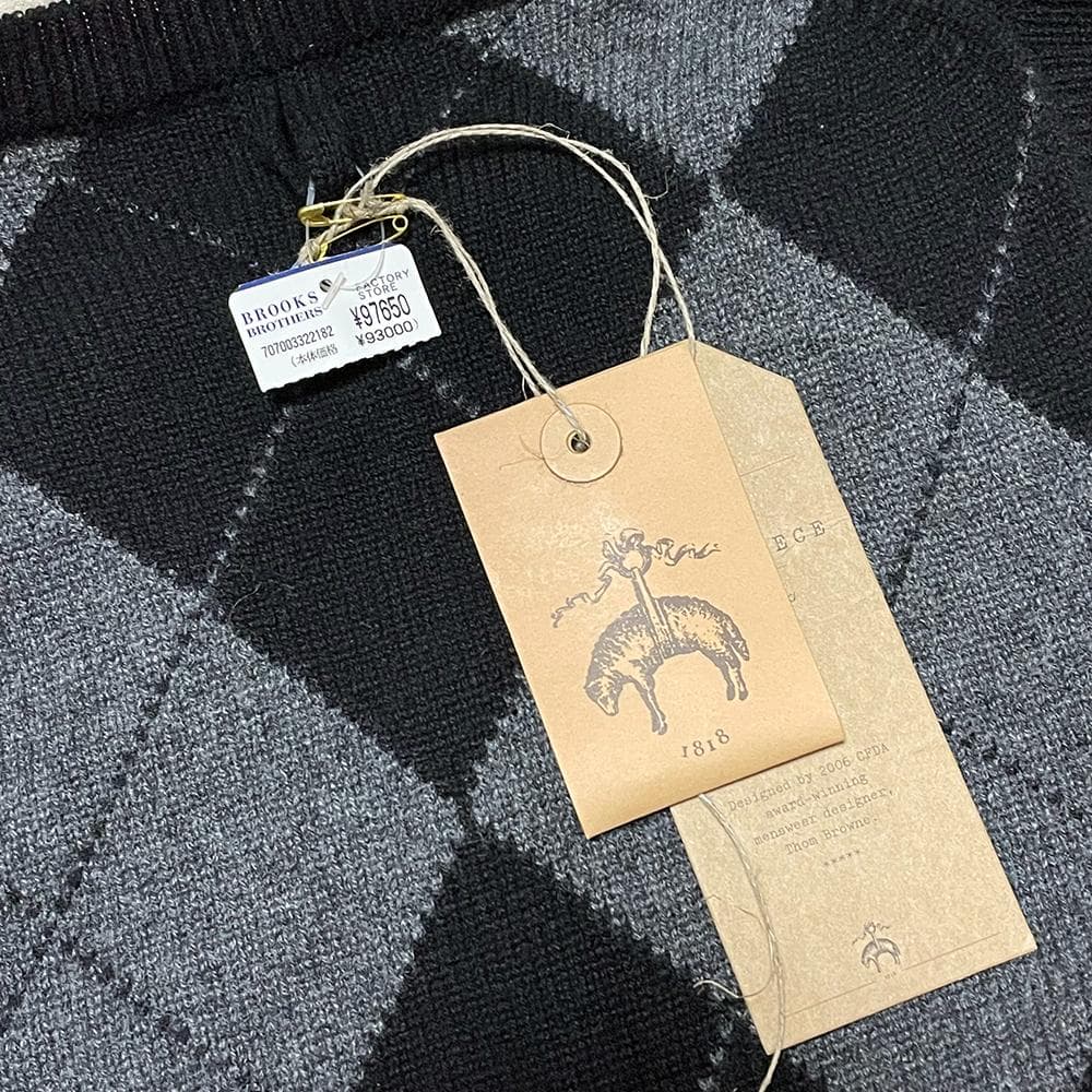 新品！ブルックスブラザーズ BLACK FLEECE カシミヤベスト BB1 - メルカリ