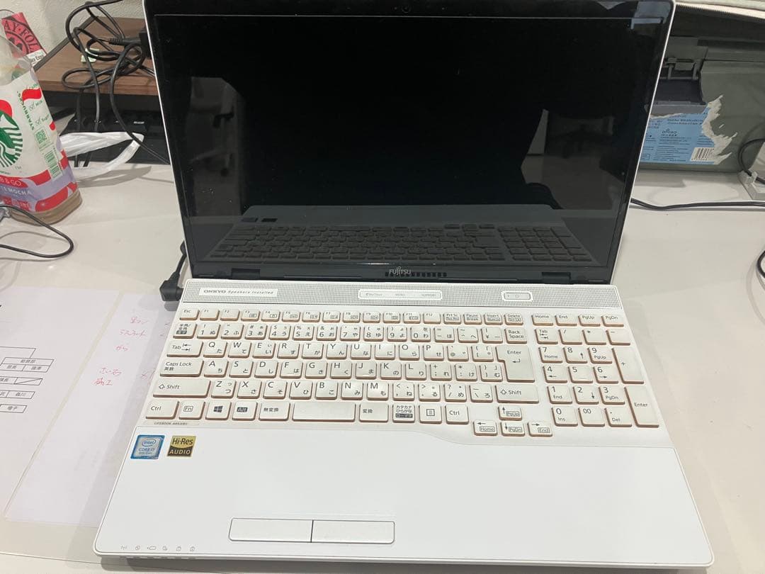 富士通 メモリ16GB LIFEBOOK AH30/D1 ホワイト win11 富士通 FUJITSU 【アウトレット】ノートパソコン FMV LIFEBOOK AH480/H