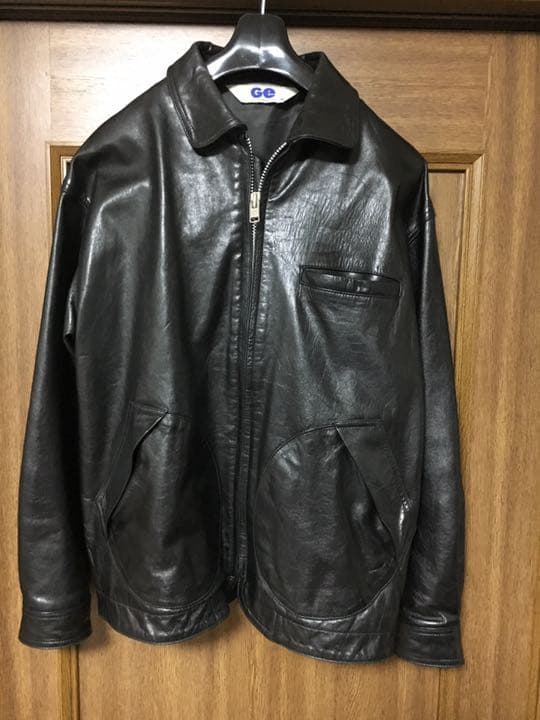 初期 GOODENOUGH 美品 グッドイナフ ブラックレザージャケット 村上淳