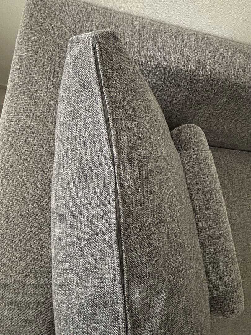 LIVING HOUSE】当時の価格30万・カバリングソファ・羽毛・2.5人用