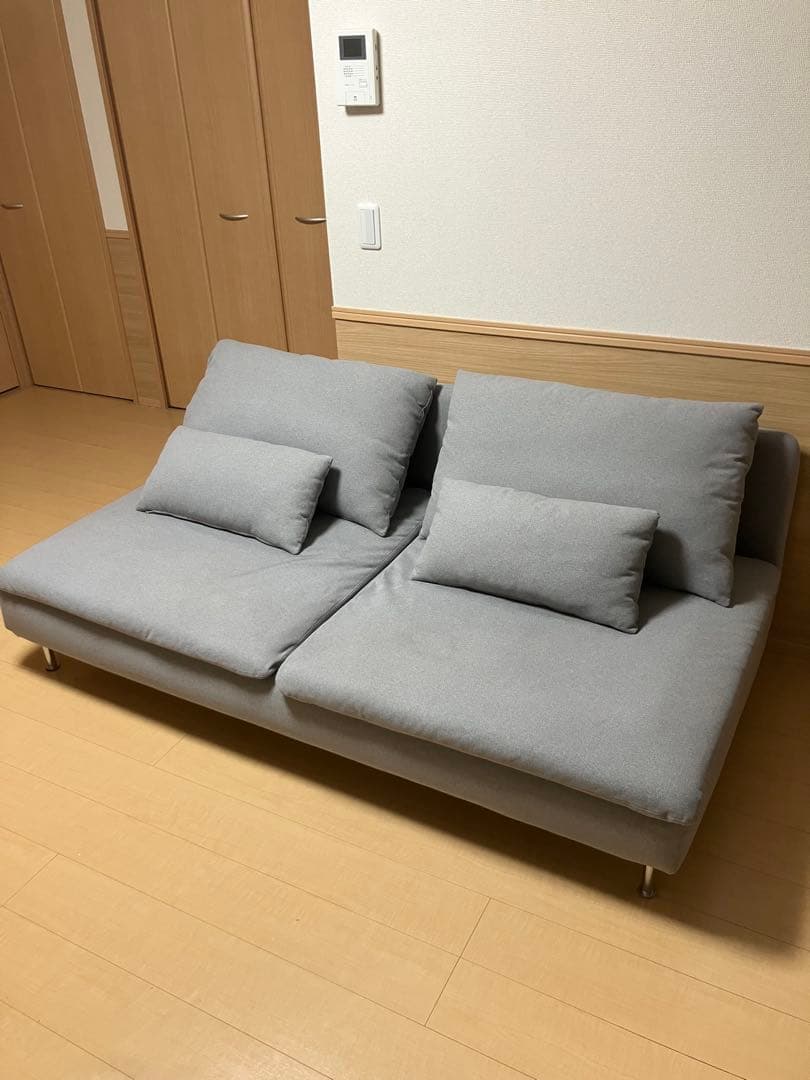 IKEA ソーデルハムン トネルードグレー SÖDERHAMN ソーデルハムン コーナーソファ、6人掛け, トネルード