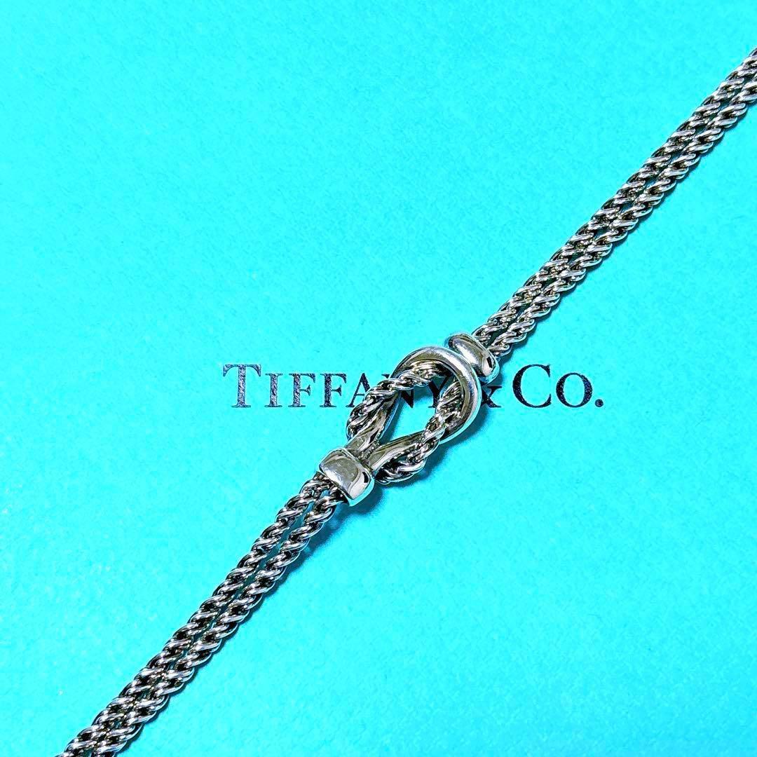 【美品】19.5cm ティファニー ダブルロープ ブレスレット シルバー925