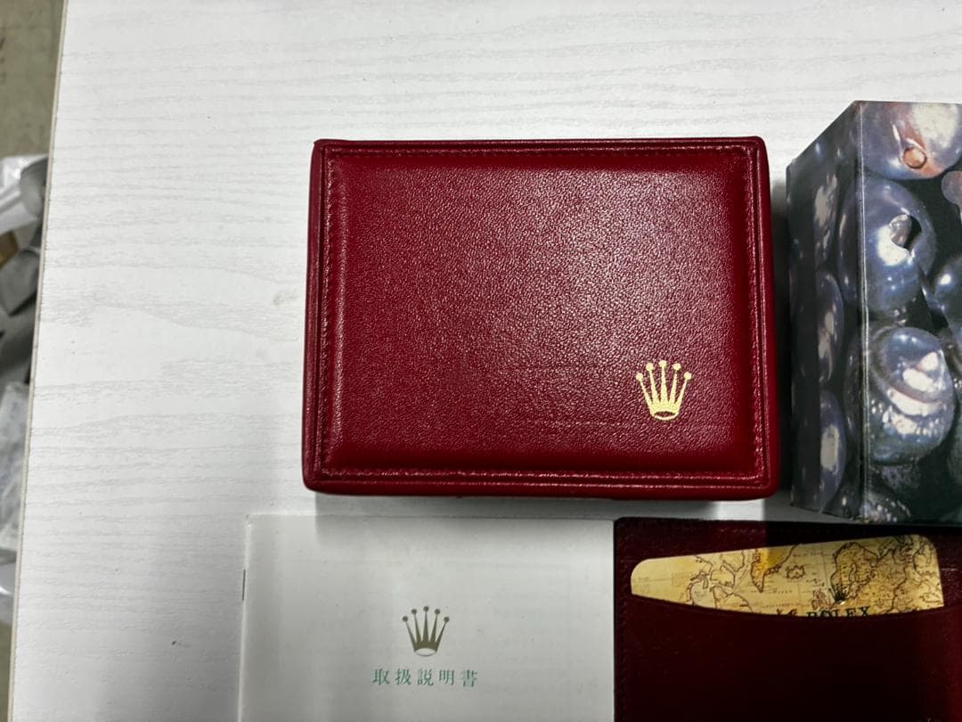 ☆ROLEX 空箱 ロレックス レザーケース 赤 デイトジャスト♪♪
