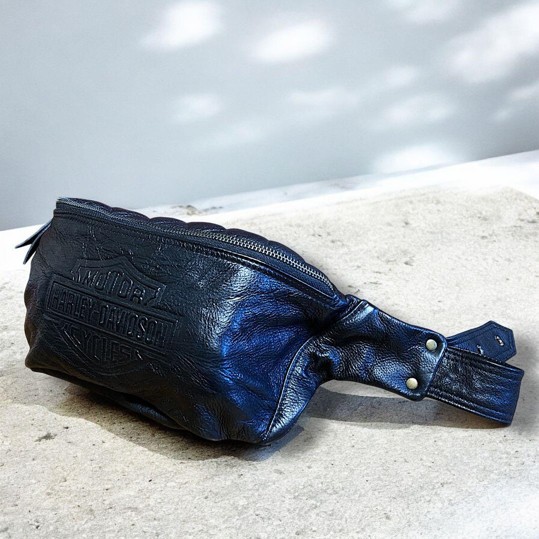 BMOG ロゴ バッグ ビンテージ 古着 90s ハーレー ダビッドソン レザー BMOG ロゴ バッグ ビンテージ 古着 90s ハーレー ダビッドソン レザー